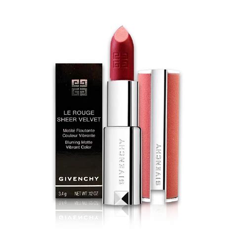 givenchy n27 rouge infusé|Givenchy le rouge sheer velvet.